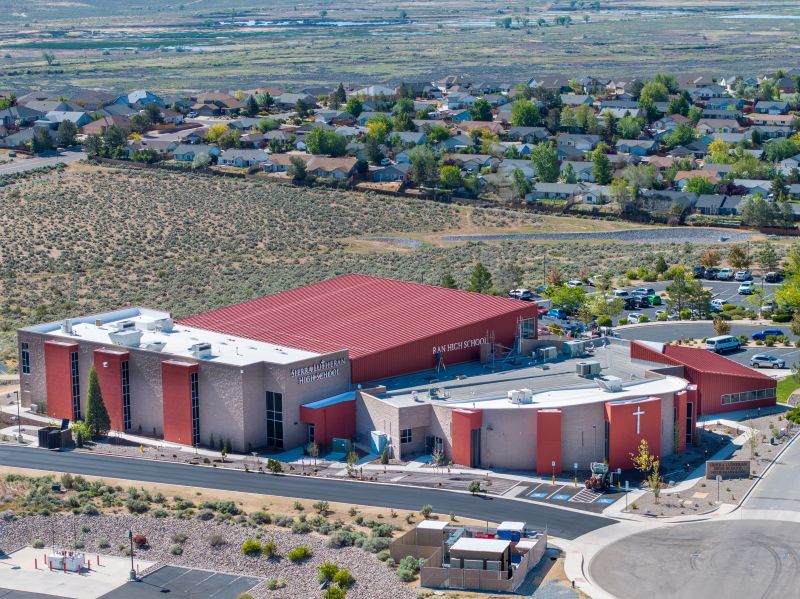 Sierra Lutheran High School new building construction 2025