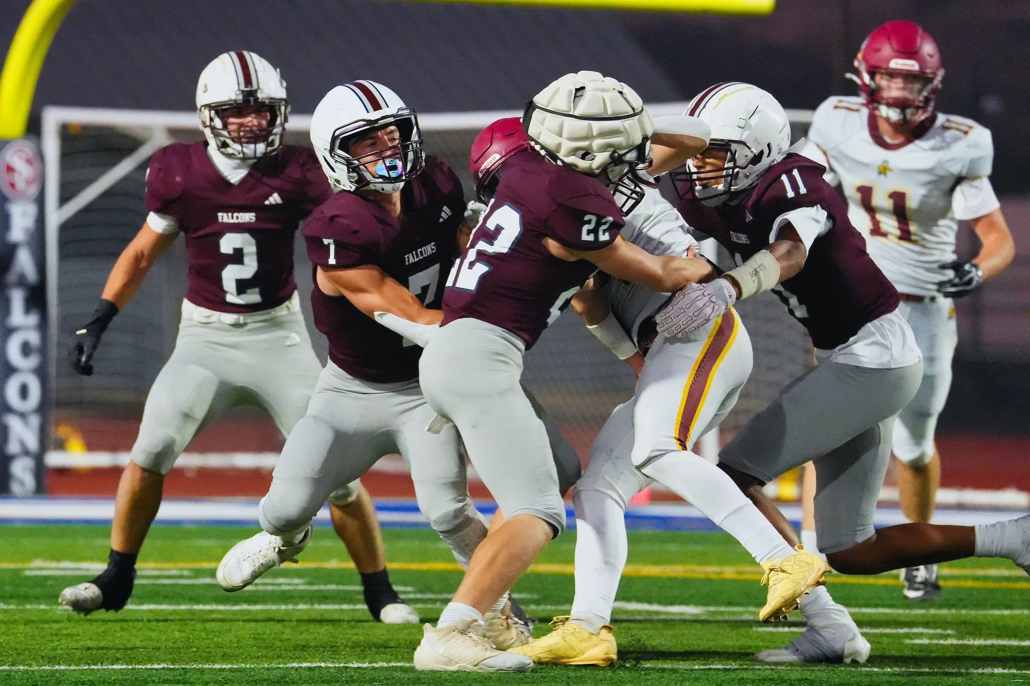 Football vs mammoth stunner