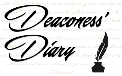 Deaconess’ Diary: Spiritual Counseling and Professional Counseling