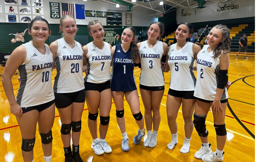 Falcons Volleyball Rolling Through League Play