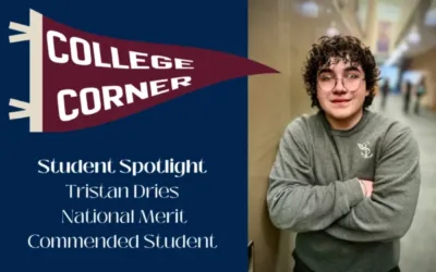 College Corner: Congratulations, Tristan! Plus FAFSA Night, Oct. 13