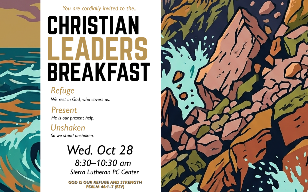 Join Us for the Christian Leaders Breakfast, Wed., Oct. 28